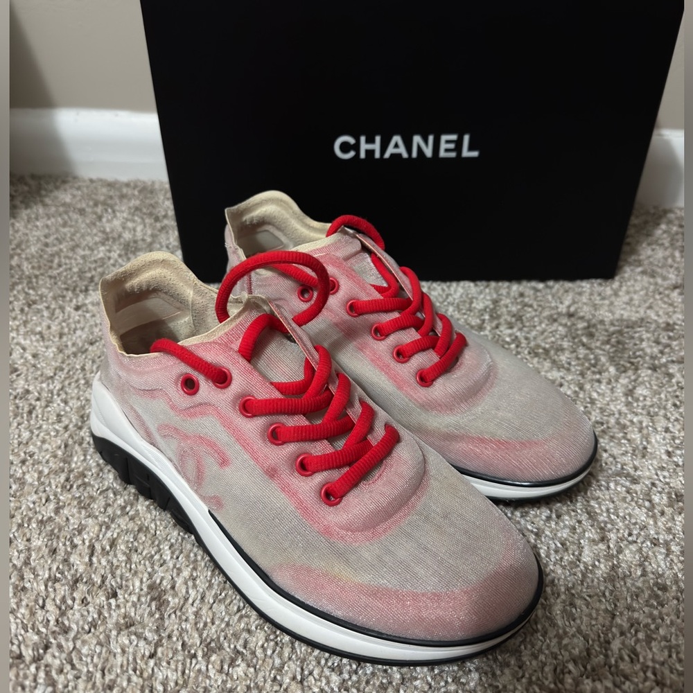 Chanel sneakers.